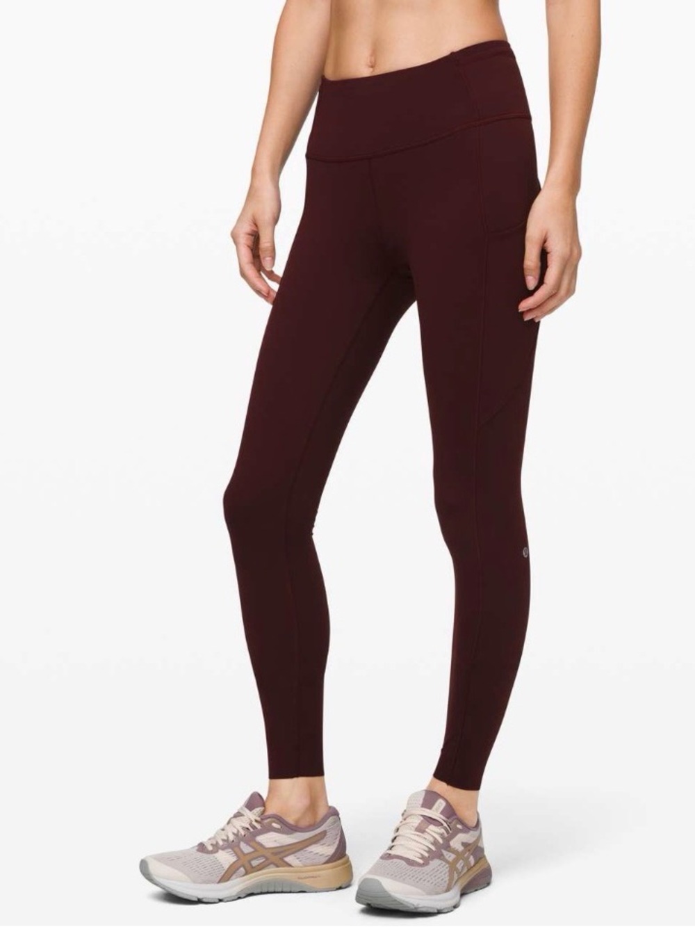 Lululemon Fast & Free High Rise 28” Leggings Garnet Size 12
